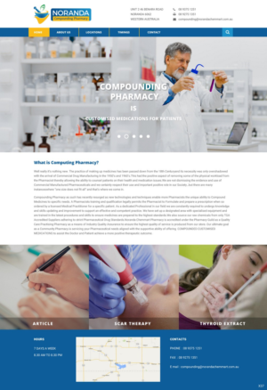 Web Design by pb for this project | Design: #7612401