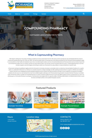 Web Design by pb for this project | Design: #7612404