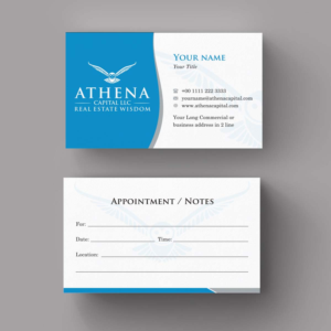 Stationery Design by INDIAN_Ashok for AthenaCapitalLLC@gmail.com | Design: #7594605