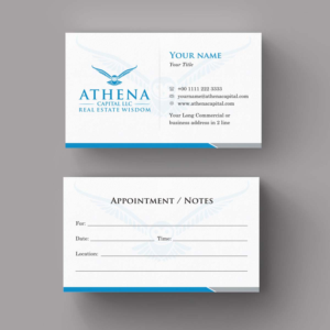 Stationery Design by INDIAN_Ashok for AthenaCapitalLLC@gmail.com | Design: #7594606