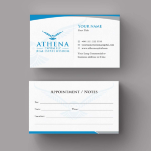 Stationery Design by INDIAN_Ashok for AthenaCapitalLLC@gmail.com | Design: #7594611