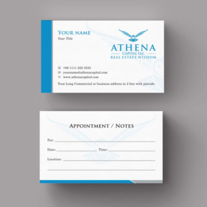 Stationery Design by INDIAN_Ashok for AthenaCapitalLLC@gmail.com | Design: #7594614