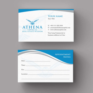 Stationery Design by INDIAN_Ashok for AthenaCapitalLLC@gmail.com | Design: #7594617