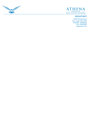 Stationery Design by WillFX for AthenaCapitalLLC@gmail.com | Design: #7561617