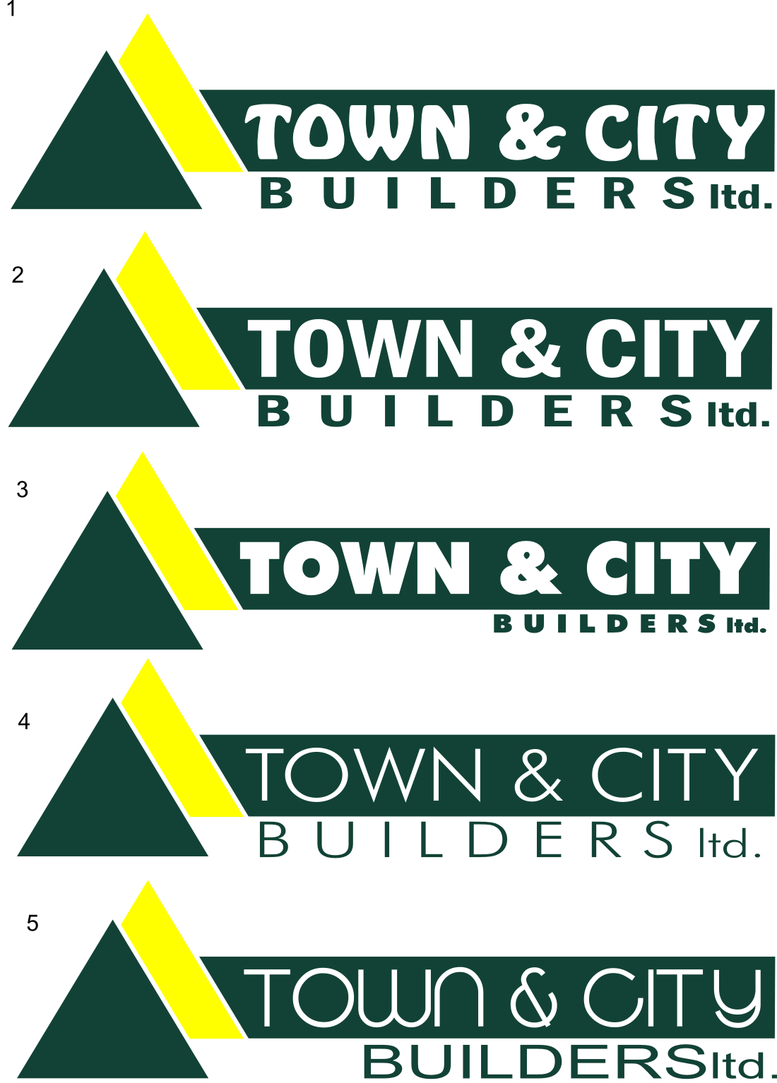 Logo Design by LUSH GRAPHIX for Town & City Builders | Design #12529