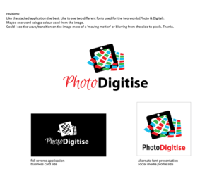 Logo Design by Deborah Whiting for PhotoDigitise | Design: #7659558