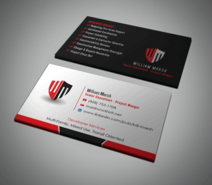 Business Card Design by Riz' for this project | Design: #7719216