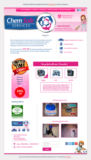 Email Marketing Design by Dabashes Adhikery for this project | Design: #7740337