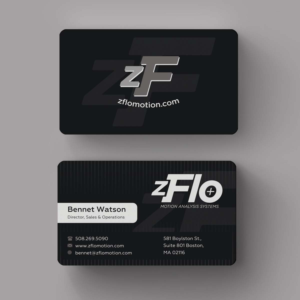 Business Card Design by INDIAN_Ashok for zFlo Motion | Design: #7570849