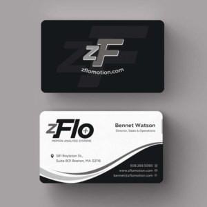 Business Card Design by INDIAN_Ashok for zFlo Motion | Design: #7570851