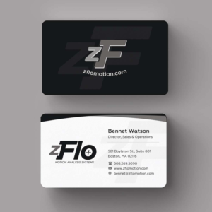 Business Card Design by INDIAN_Ashok for zFlo Motion | Design: #7570853