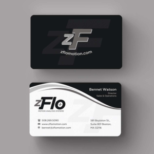 Business Card Design by INDIAN_Ashok for zFlo Motion | Design: #7570854