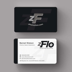 Business Card Design by INDIAN_Ashok for zFlo Motion | Design: #7570856