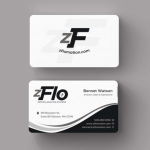 Business Card Design by INDIAN_Ashok for zFlo Motion | Design: #7570858