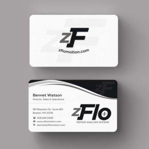 Business Card Design by INDIAN_Ashok for zFlo Motion | Design: #7570859