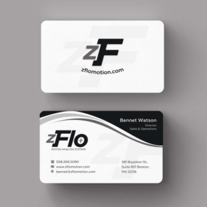 Business Card Design by INDIAN_Ashok for zFlo Motion | Design: #7570864