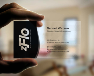 Business Card Design by INDIAN_Ashok for zFlo Motion | Design: #7570876