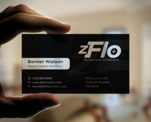 Business Card Design by INDIAN_Ashok for zFlo Motion | Design: #7570878