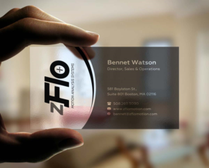 Business Card Design by INDIAN_Ashok for zFlo Motion | Design: #7570881