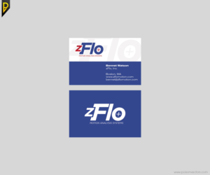 Business Card Design by poisonvectors for zFlo Motion | Design #7565852