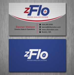 Business Card Design by Lanka Ama for zFlo Motion | Design: #7568851