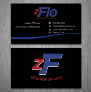 Business Card Design by Lanka Ama for zFlo Motion | Design: #7568888