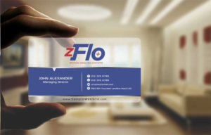 Business Card Design by szabist for zFlo Motion | Design: #7570561