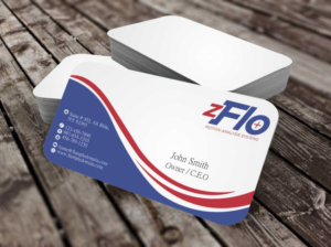 Business Card Design by szabist for zFlo Motion | Design: #7570562