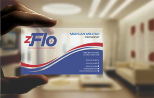 Business Card Design by szabist for zFlo Motion | Design: #7570564