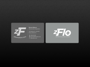 Business Card Design by Creations Box 2015 for zFlo Motion | Design: #7574256