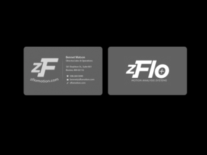 Business Card Design by Creations Box 2015 for zFlo Motion | Design: #7574259