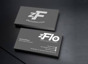 Business Card Design by Creations Box 2015 for zFlo Motion | Design: #7574261
