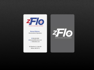 Business Card Design by Creations Box 2015 for zFlo Motion | Design: #7574262