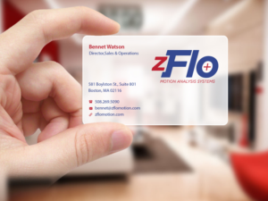 Business Card Design by Creations Box 2015 for zFlo Motion | Design: #7574264