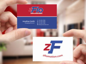 Design de Carte de Visite par Creations Box 2015 pour zFlo Motion | Design : #7574340
