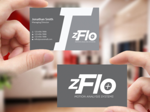 Design de Carte de Visite par Creations Box 2015 pour zFlo Motion | Design : #7574341