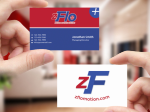 Design de Carte de Visite par Creations Box 2015 pour zFlo Motion | Design : #7574342