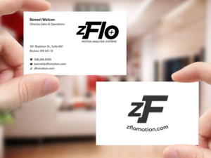 Design de Carte de Visite par Creations Box 2015 pour zFlo Motion | Design : #7586264
