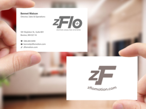 Design de Carte de Visite par Creations Box 2015 pour zFlo Motion | Design : #7586265