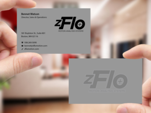 Design de Carte de Visite par Creations Box 2015 pour zFlo Motion | Design : #7586266