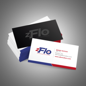 Business Card Design by Shradha for zFlo Motion | Design: #7563338