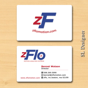 Business Card Design by SL Designer for zFlo Motion | Design #7563973