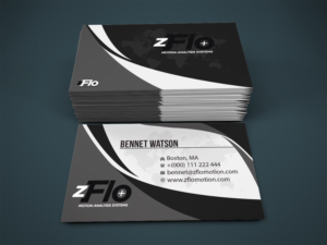 Business Card Design by Stevan Djukic Djuka for zFlo Motion | Design #7598656