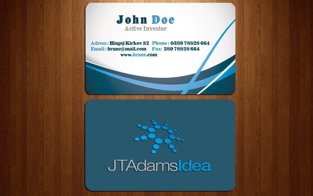 Business Card Design by Brankac for this project | Design #1895053