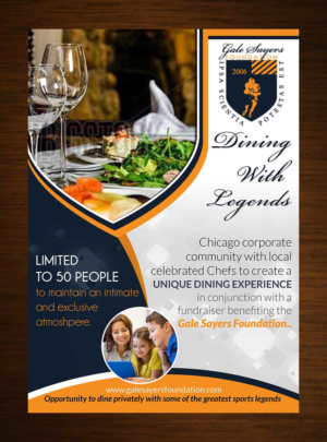 Flyer Design by creative.bugs for Gale Sayers Foundation | Design: #7580391