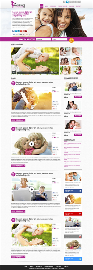 Wordpress Design by Mayank Patel
