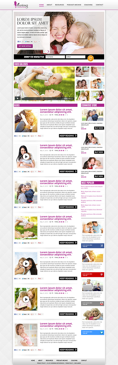 Diseño Wordpress por Mayank Patel para este proyecto | Diseño #1929787
