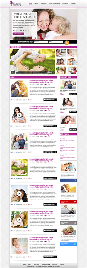 Diseño Wordpress por Mayank Patel para este proyecto | Diseño: #1929787