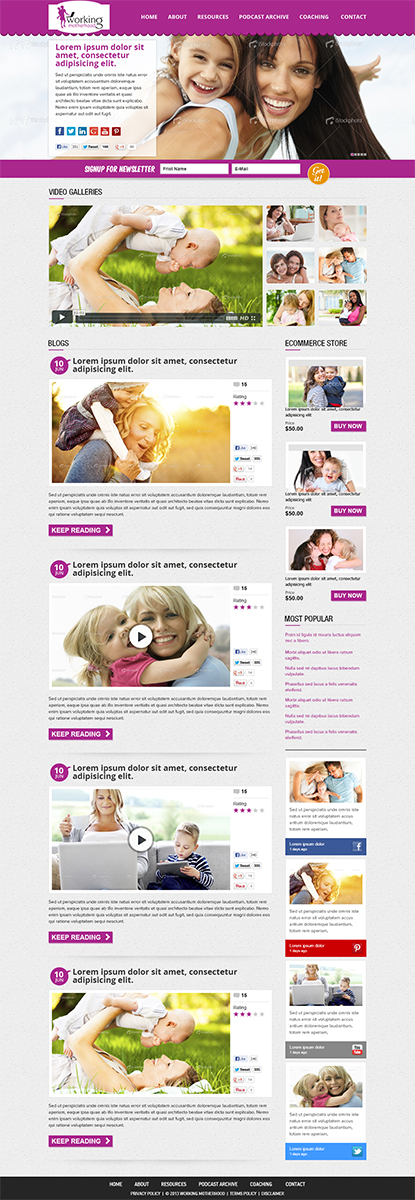 Diseño Wordpress por Mayank Patel para este proyecto | Diseño #1929792