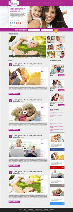 Diseño Wordpress por Mayank Patel para este proyecto | Diseño: #1929792